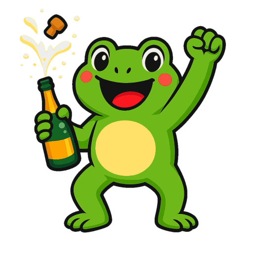 Froggy champagne